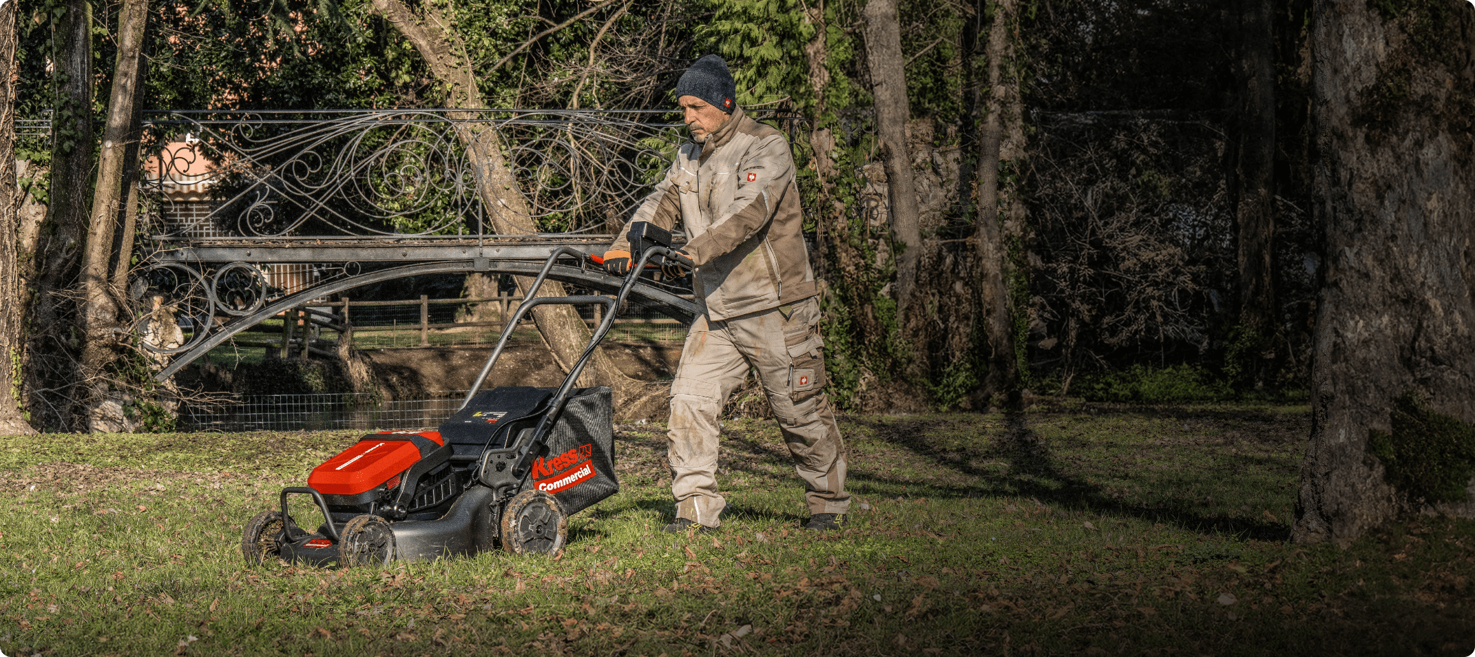 Commercial-grade 60 V lawn mower | Kress